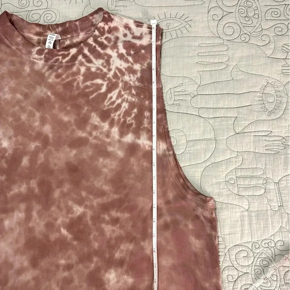 Lululemon All Yours Tank Tie Dye Ancient Copper Size 12 - Picture 7 of 9